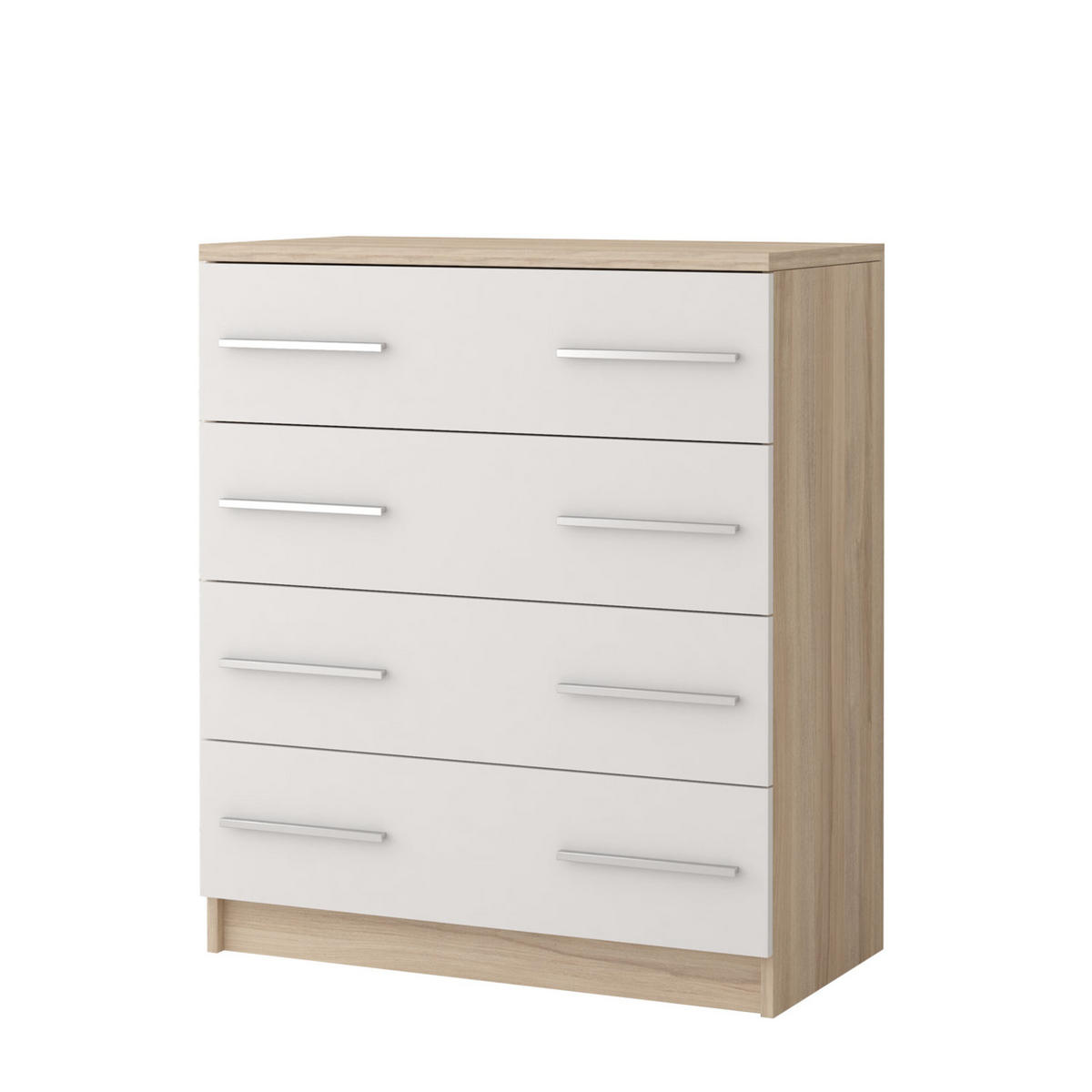 KOMMODE MARSALA 4S SONOMA - Sonoma Eiche, Holzwerkstoff (80/93/40cm) - Möblo
