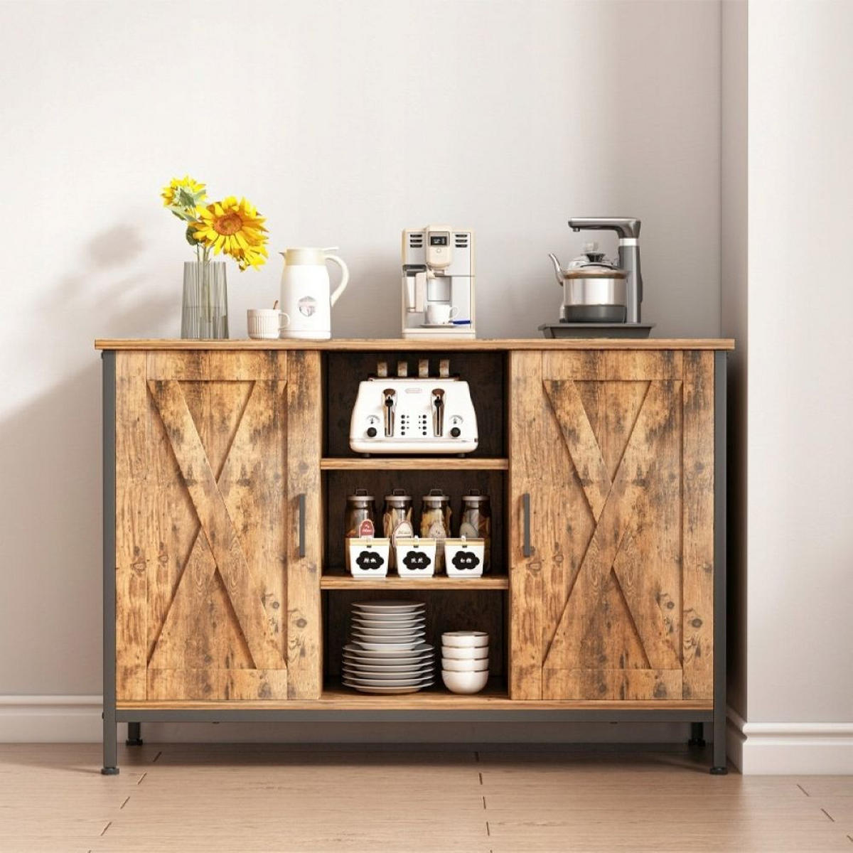 KOMMODE, braun 100/35/70 cm - Braun, Holzwerkstoff (100/70/35cm)