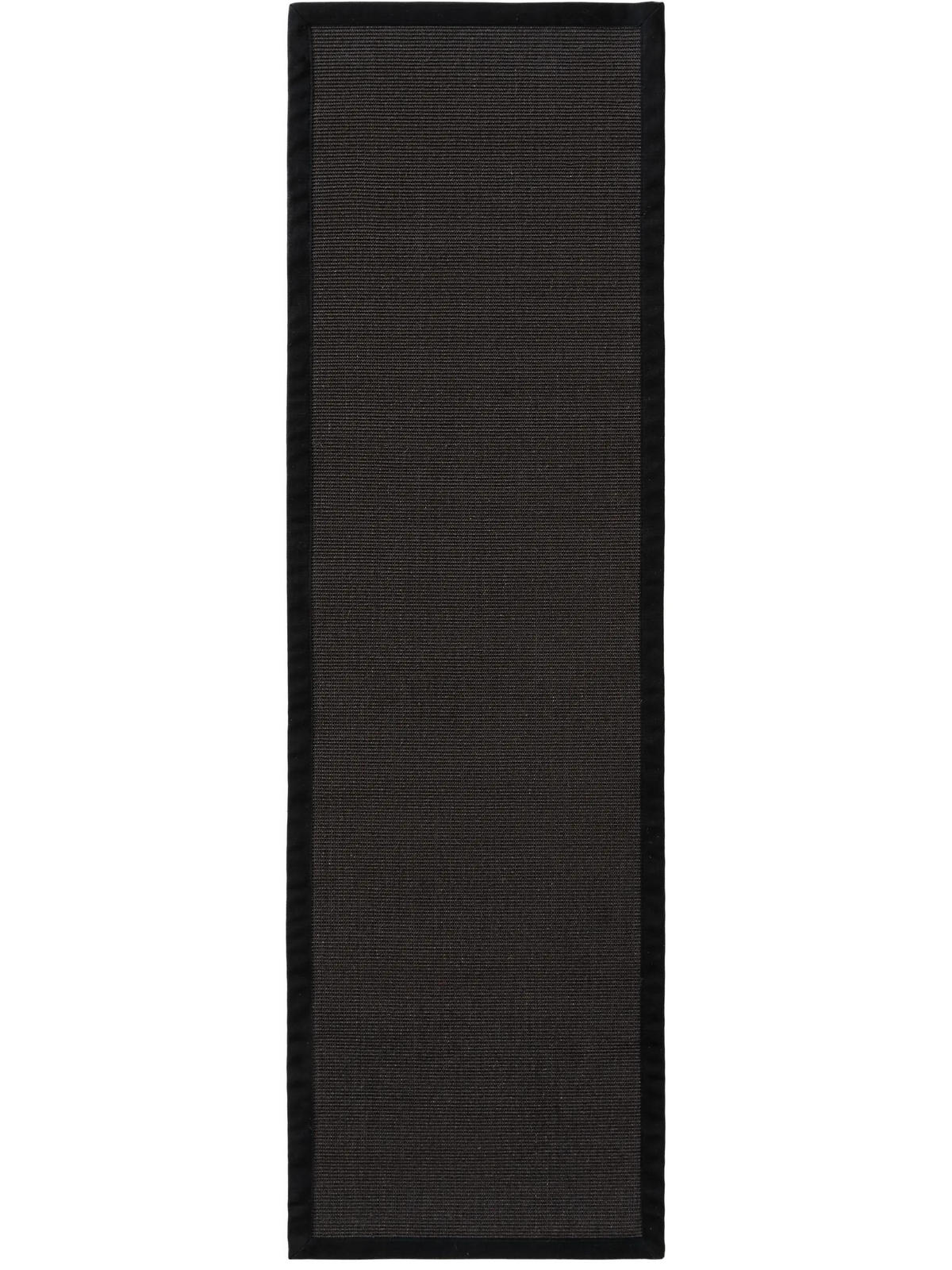 SISALTEPPICH Sana Schwarz 70x300 cm - Schwarz, Textil (70/300cm) - benuta Nest