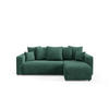 ECKSOFA mit Schlaffunktion Grün - Grün, Textil (247/145cm) - Furnisell