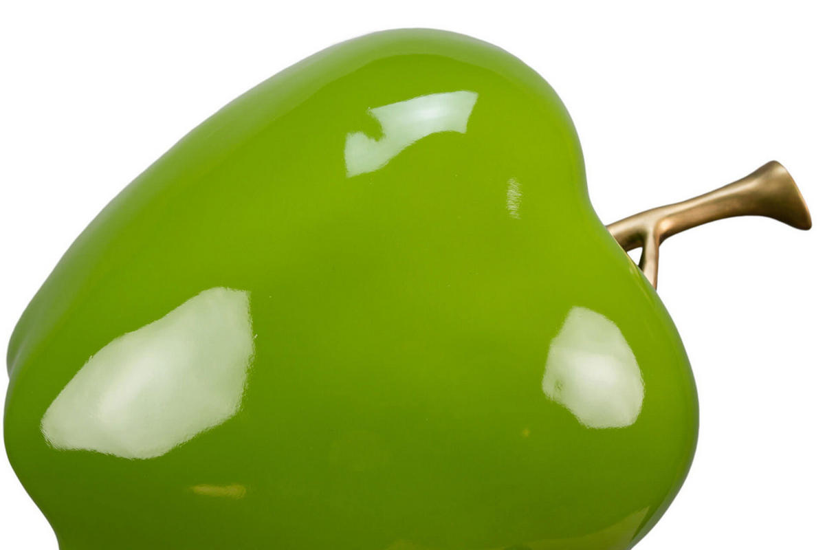 SKULPTUR Grün 31/32 cm - Grün, Stein (3/32/24cm) - KUNSTLOFT