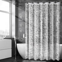 DUSCHVORHANG EVA 12er-Set schimmelresistent wasserdicht mit Magneten für Badewanne - Transparent, Kunststoff (200/120cm) - MCBOSON