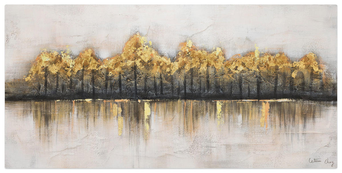 ÖLGEMÄLDE 120/60 cm - Braun, Holz/Textil (1.98/60cm) - KUNSTLOFT