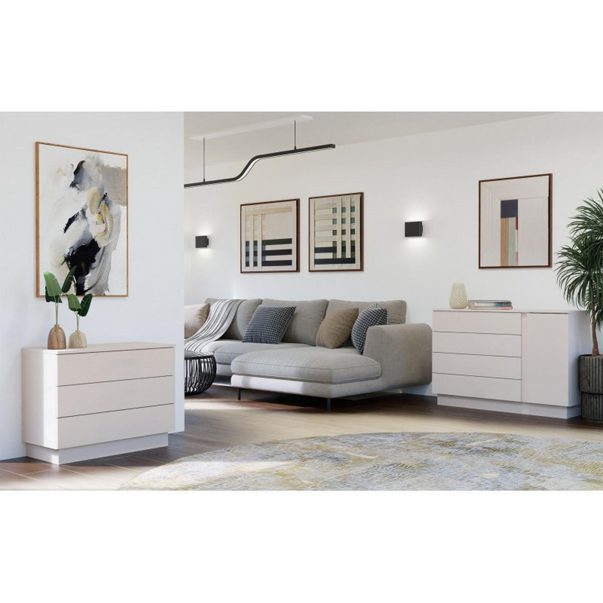 KOMMODE Kaschmir 85/66/40 - Kaschmir, Holzwerkstoff (85/66/40cm) - RAUMHIRSCH FURNITURE