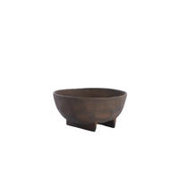 LIGHT & Living - ROSANA Schale - 21x20,5x10cm - Braun - Braun, Metall (10cm) - Light & Living