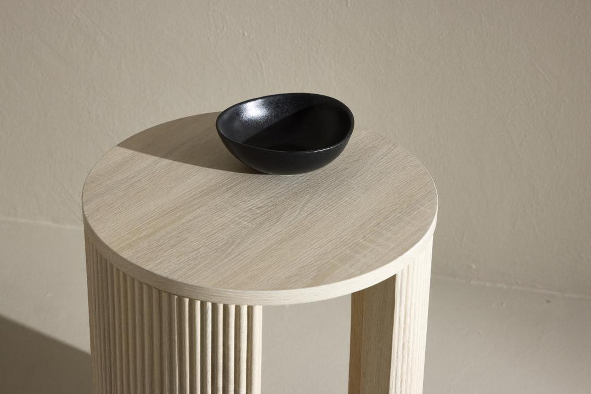 BEISTELLTISCH, Bristol, Whitewash, MDF, 40 x 40 x 52 cm - Weiß, Holzwerkstoff (40/40/52cm) - ebuy24