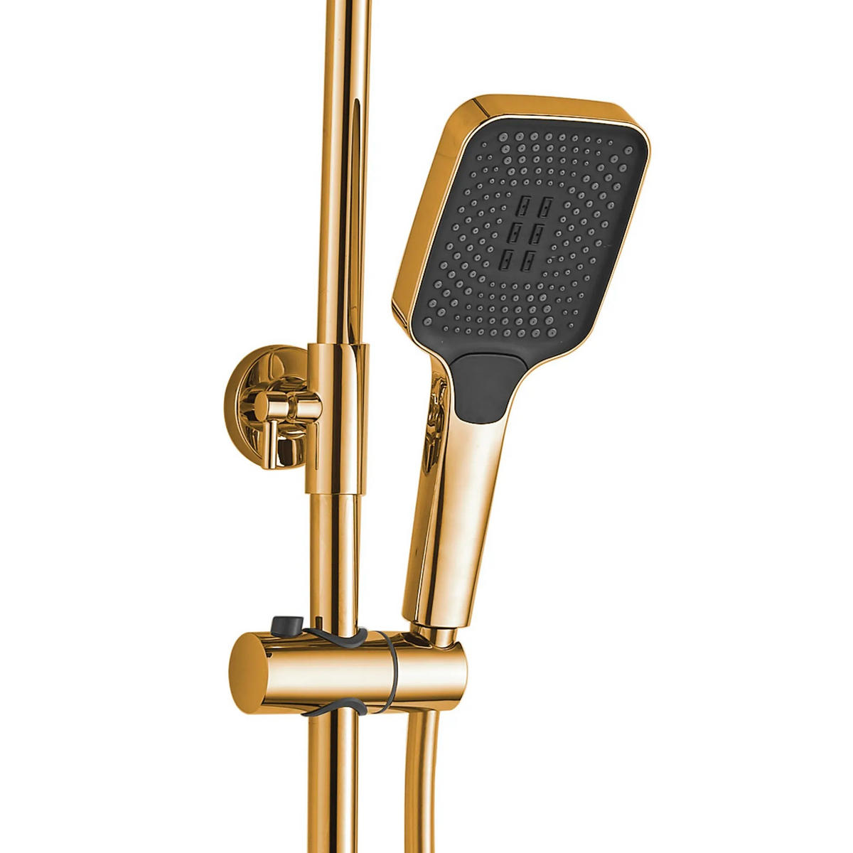 DUSCHGARNITUR Rea Helix Gold - Goldfarben, Metall (30/114.5/38cm) - REA