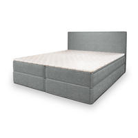 BOXBETT PELLIO 140x200 cm mit Matratze und Topper - Hellgrau - Hellgrau, Holz (140/200cm) - MASSENO