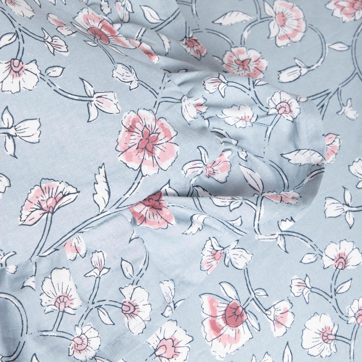 BETTWÄSCHE Julia Baumwolle 140/200 cm - Blau, Textil (140/200cm) - Homla