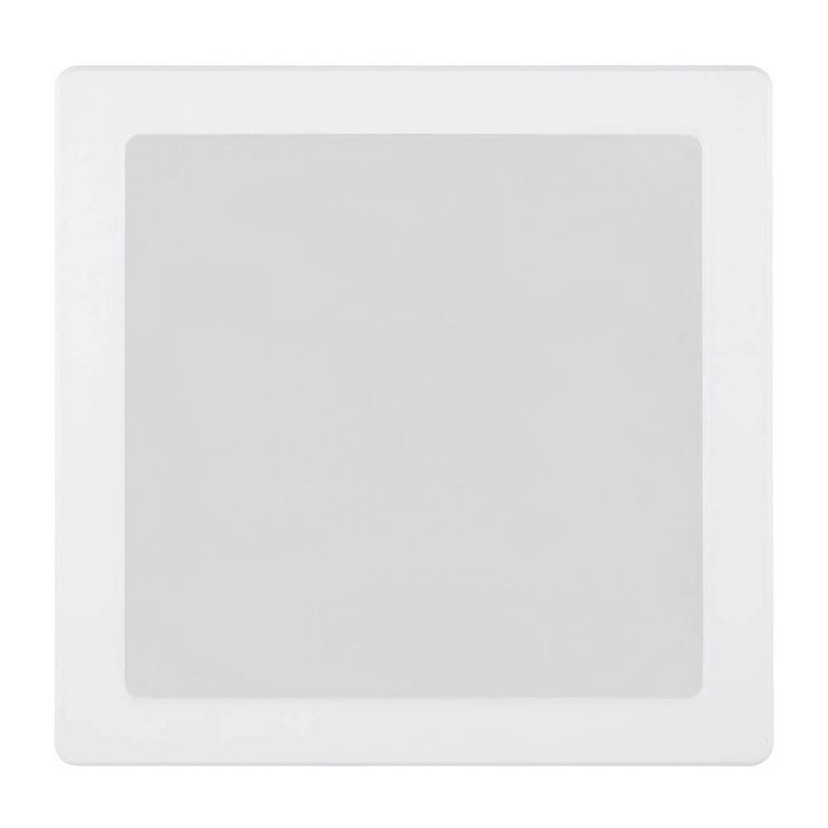 LED DECKENLEUCHTE Kunststoff Weiß - Weiß, Kunststoff (21.7/21.7/1.7cm)