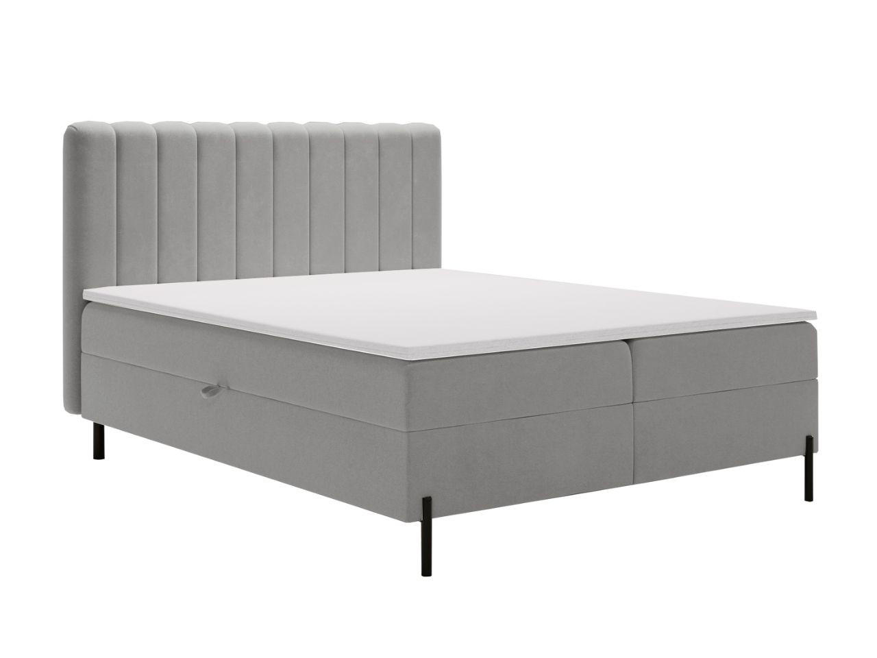 BOXBETT Primavera 180x200 Hellgrau - Hellgrau, Holz/Textil (180/200cm) - Graingold