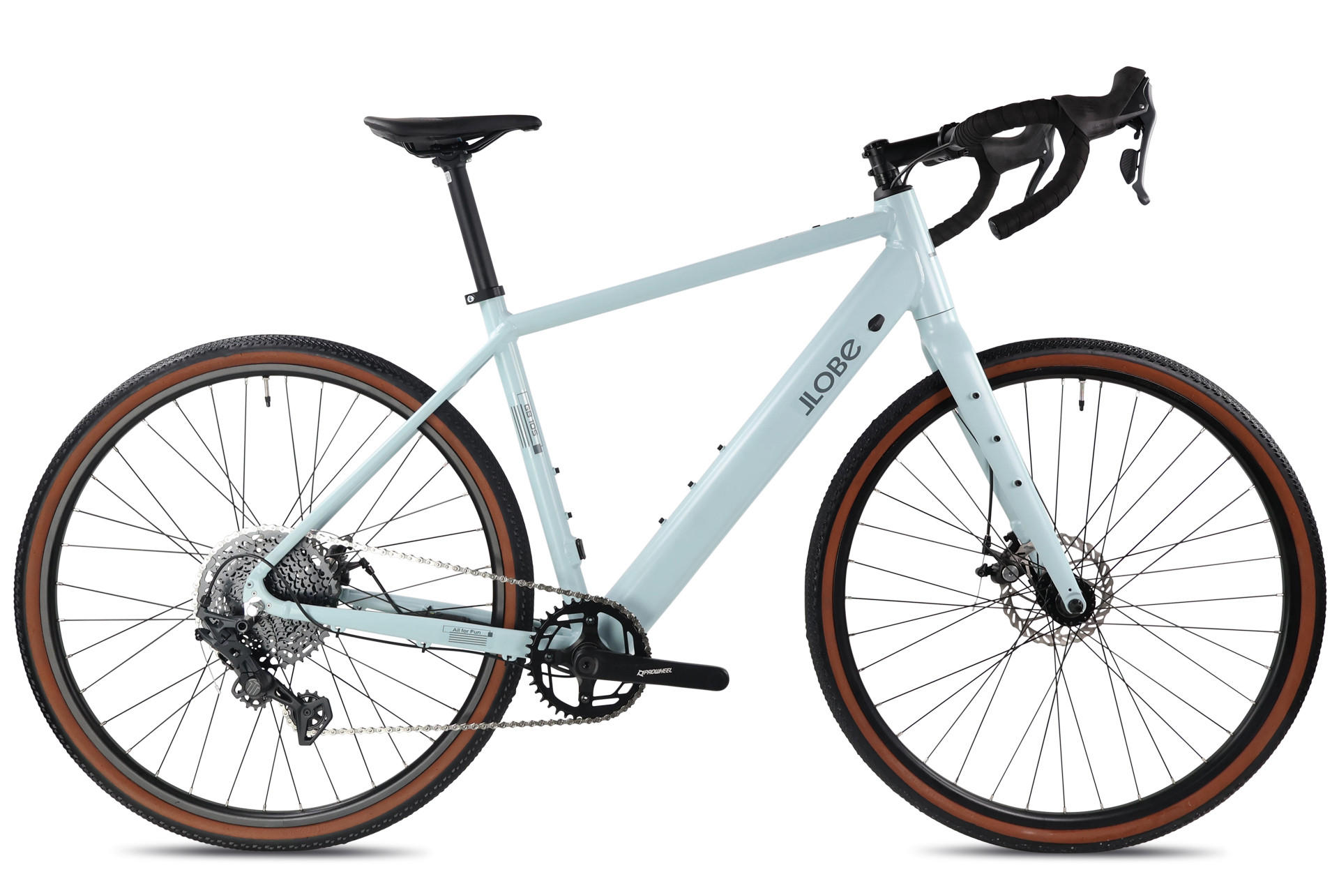 GRAVEL E-BIKE 28" GR10S - Blau, Metall (110cm) - LLOBE