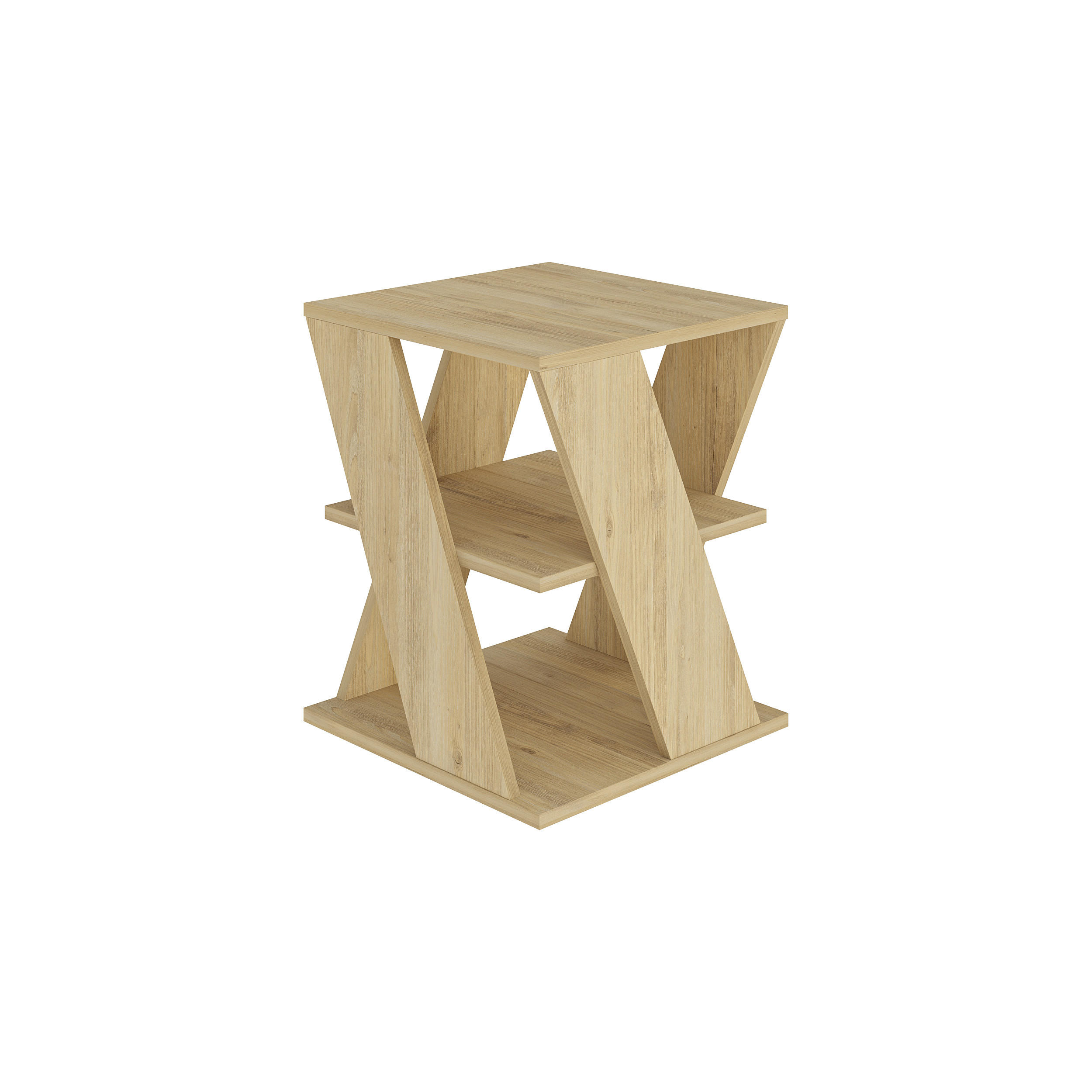 Decortie Beistelltisch Eiche 45x55x45 cm