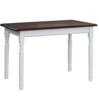 ESSTISCH aus Kiefernholz rechteckig in den Farben Weiß und Nuss 120/70/75 - Nussbaumfarben, Holz (120/70/75cm) - Koma