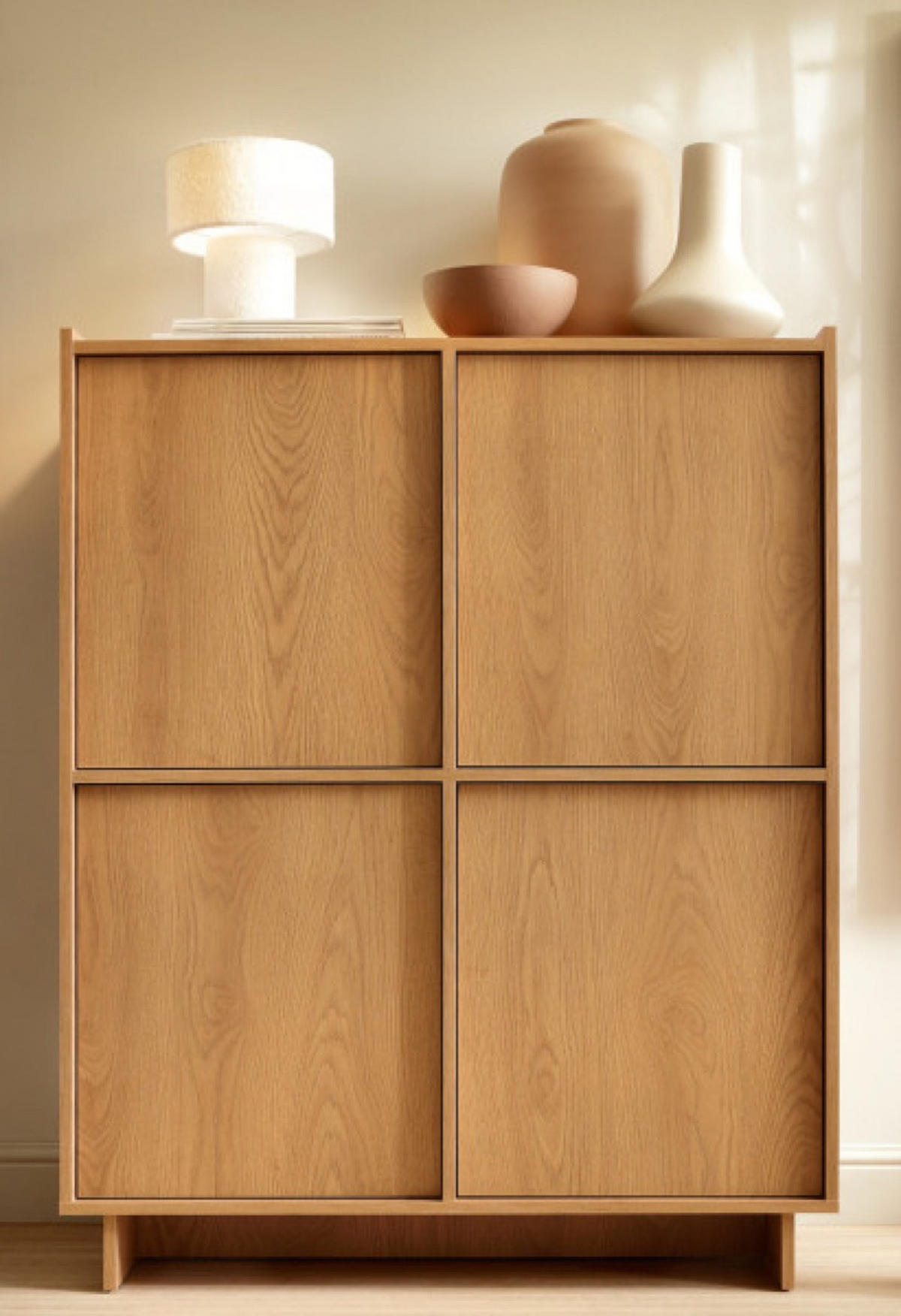 SIDEBOARD Eiche Sumi 98 cm - Eichefarben, Holzwerkstoff (98/98/39cm) - Sepro Meble