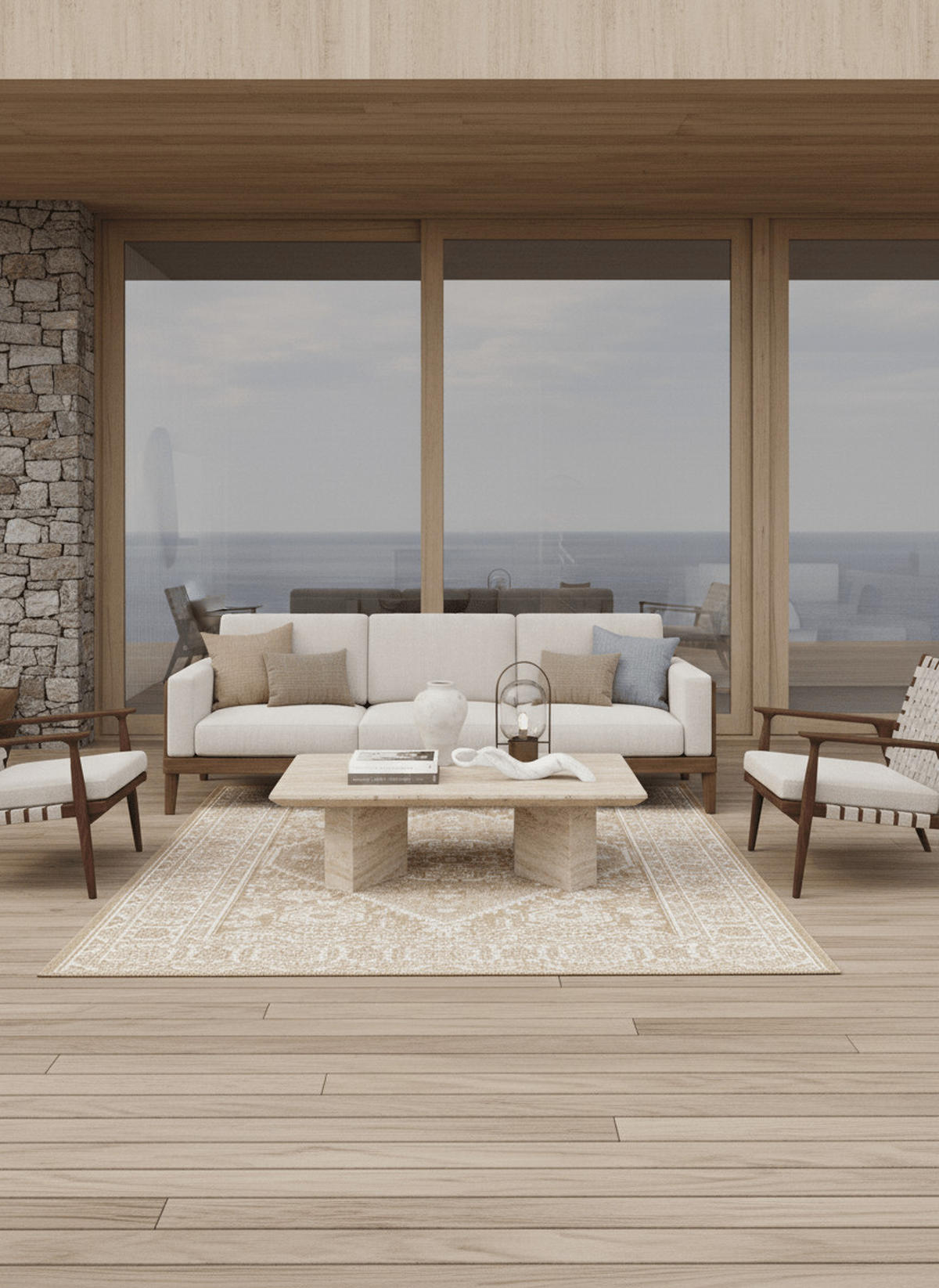 INDOOR-OUTDOOR-TEPPICH beige - Beige, Textil (200/290cm) - AFK Living