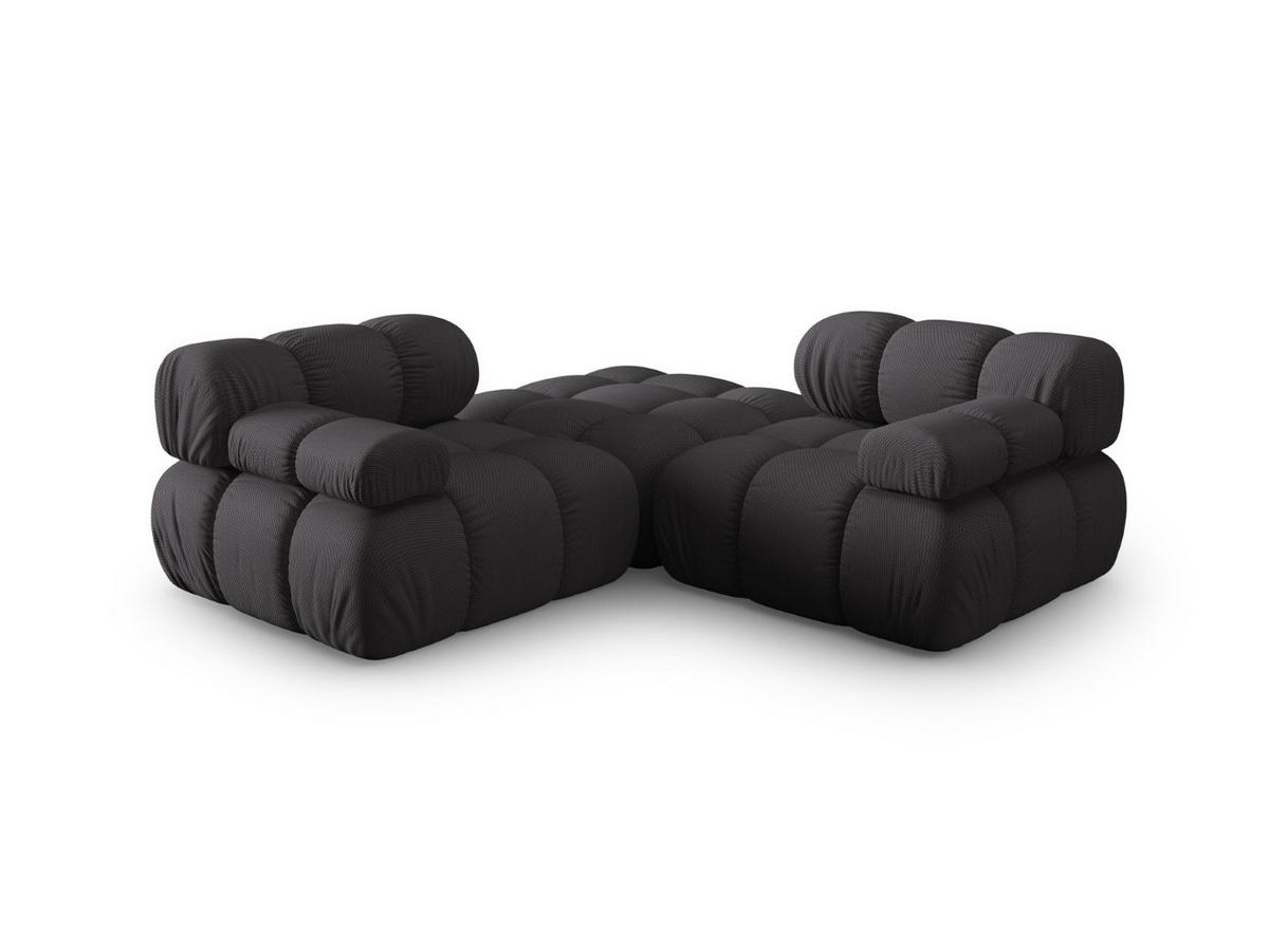 SOFA modular Bellis aus 3D-Stoff Expresso 3 Sitzplätze - Graubraun, Textil (188/70/188cm) - Micadoni