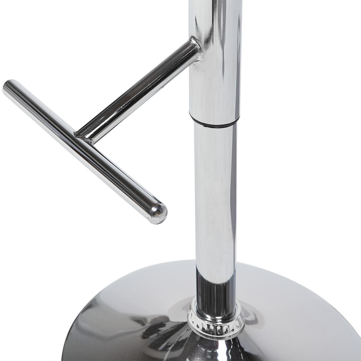 SCAUN DE BAR set de 2 maro Petersburg - maro/argintiu, material plastic (42/112/42cm) - Beliani