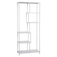 METALLREGAL KELA Weiß - Weiß, Metall (77/185/33cm) - SVITA
