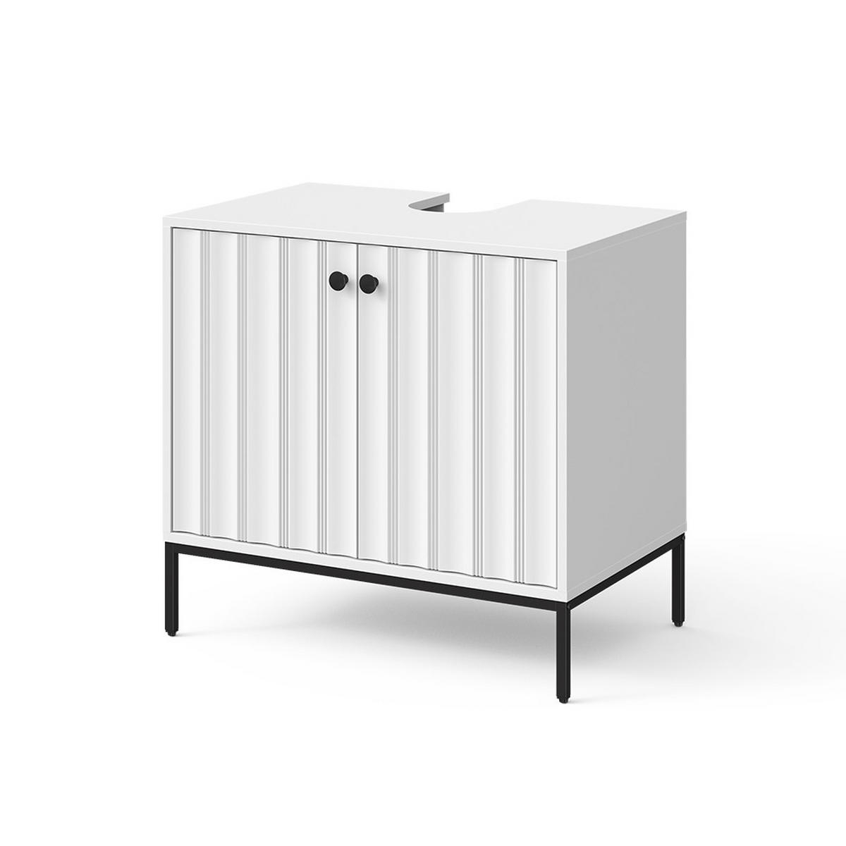 ZÁKLADNÍ SKŘÍŇKA POD UMYVADLO Eliza Bílá - bílá, kompozitní dřevo (70/63/45cm) - Vicco