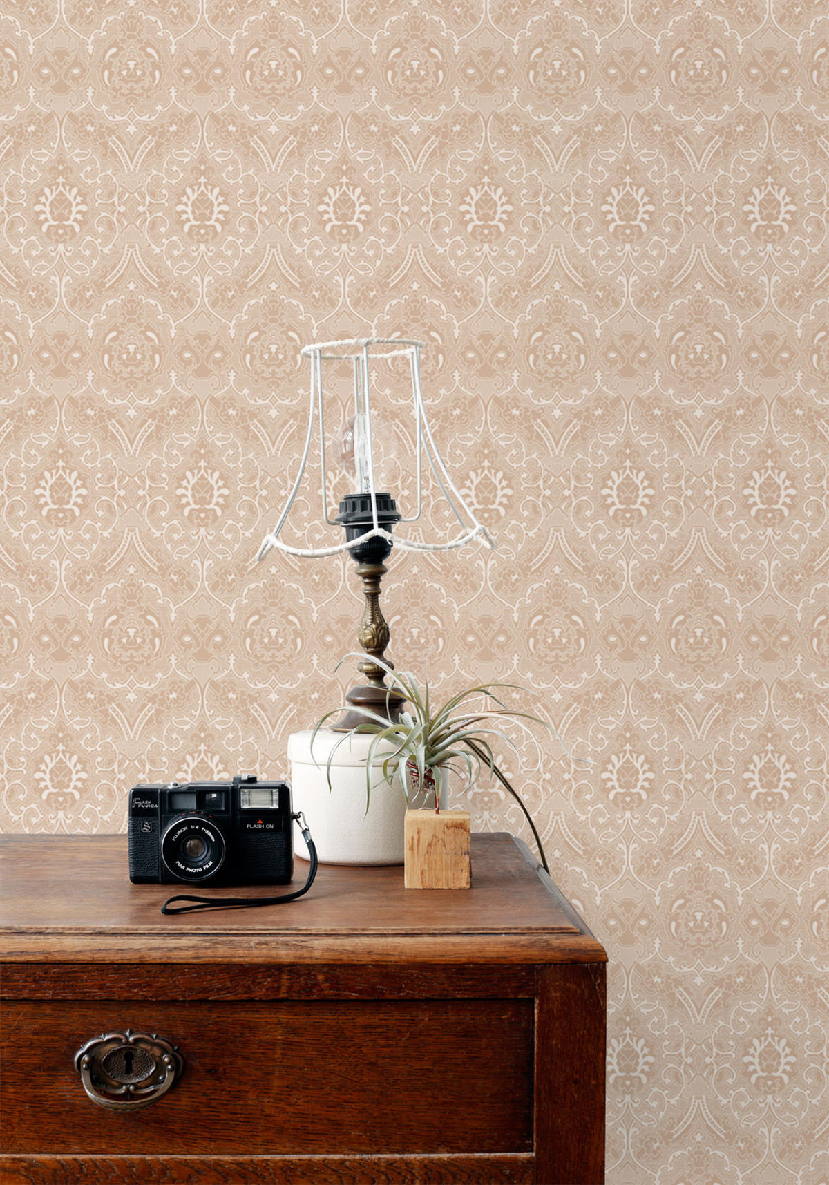 TAPETE Ornamente 50 x 900 cm - Pink, Papier (50/900cm) - ESTAhome