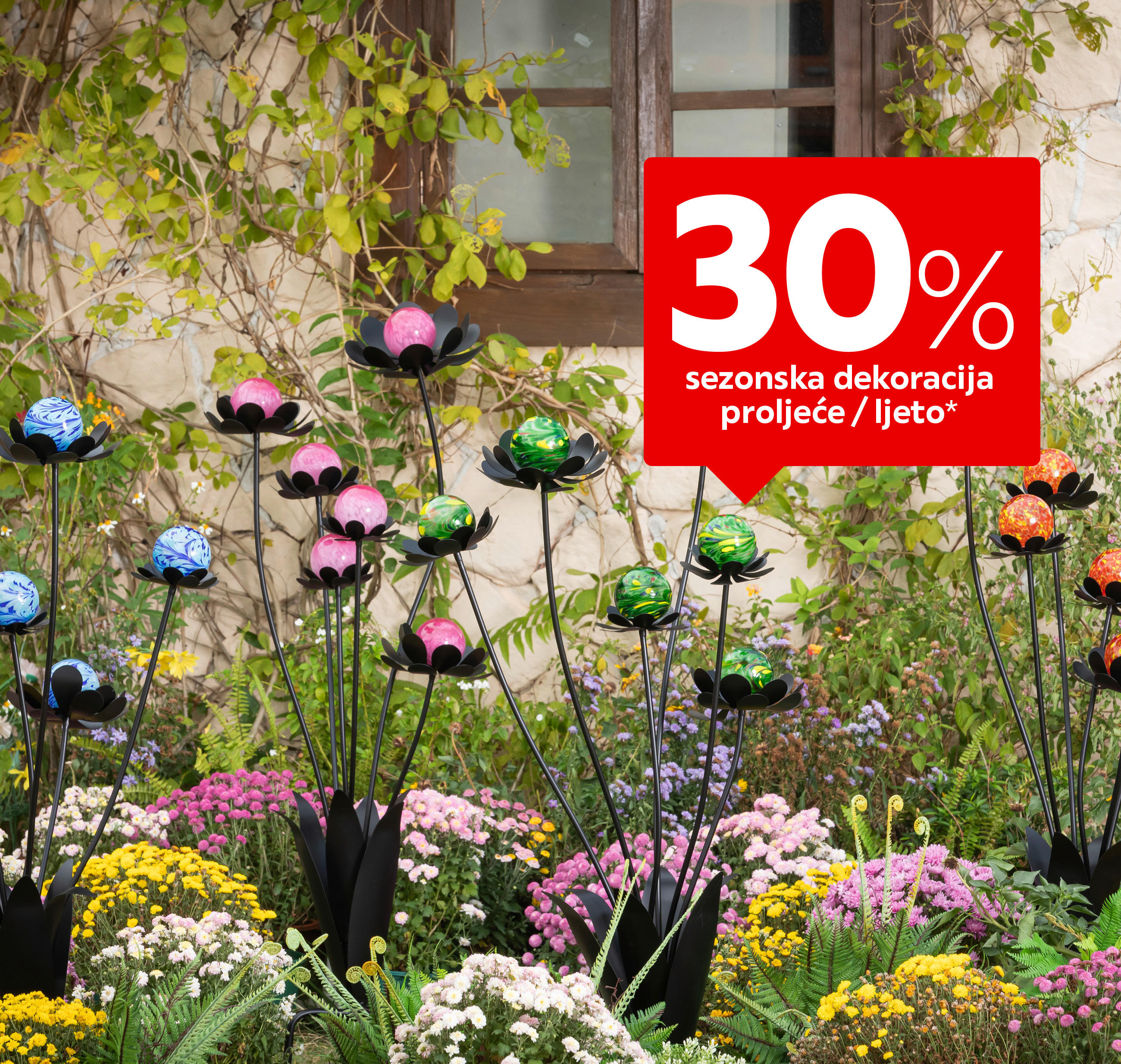 30% sezonska dekoracija proljeće/ljeto*