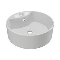 AUFSATZWASCHBECKEN rund aus Keramik - Weiß - 40 cm - DARINI - Weiß, Keramik (40/14/40cm) - Vente-Unique