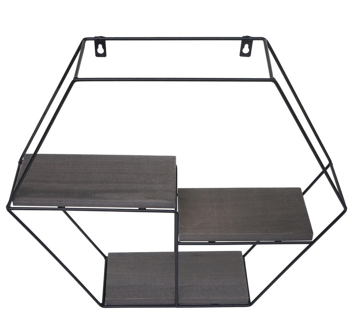 WANDREGAL Grau - Grau, Holz (49/43/11cm) - MCW