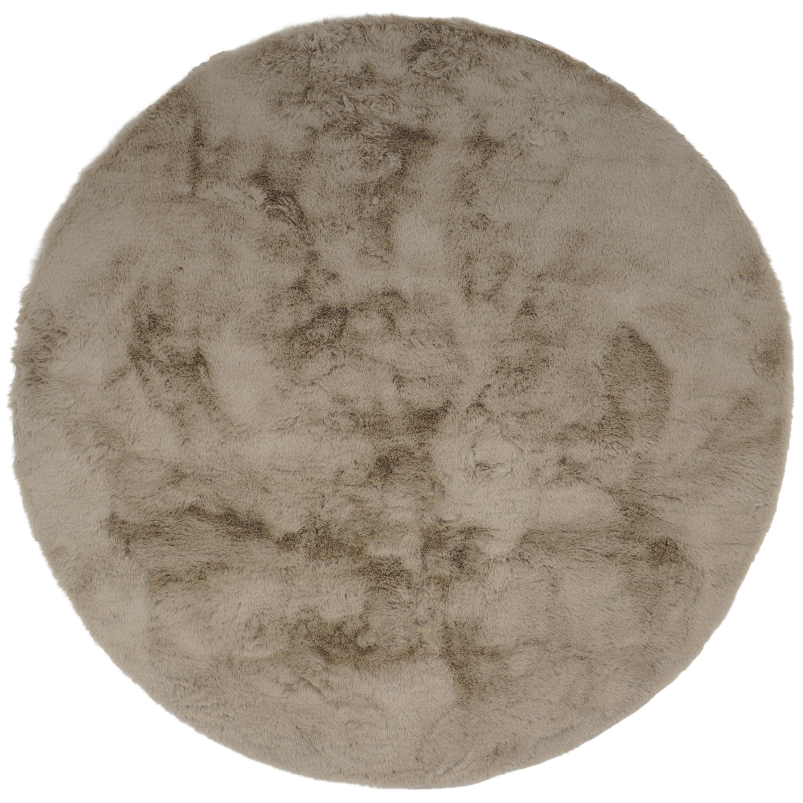 Consilio Concept Fellteppich Hellbraun 120x120 cm