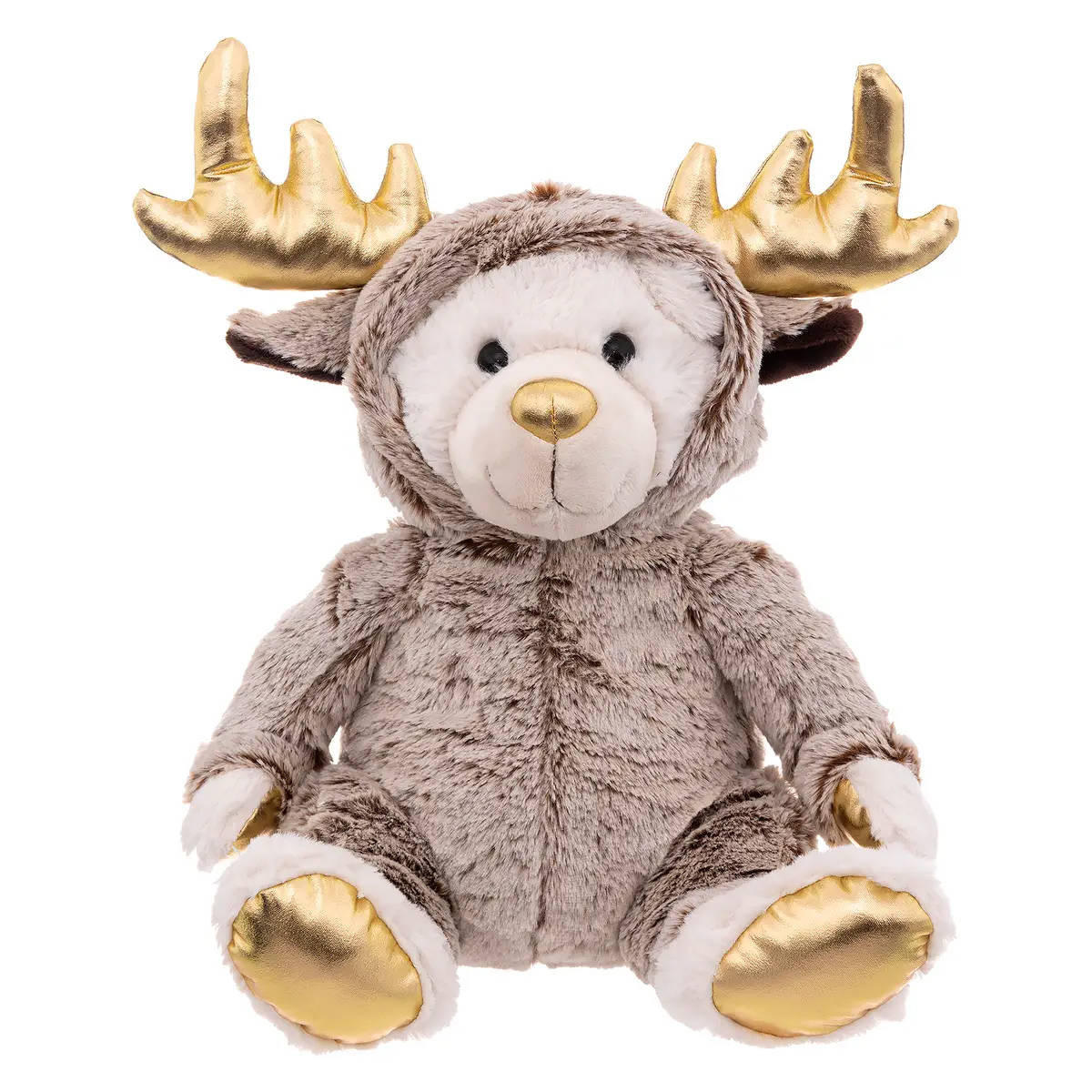 WEIHNACHTSPLÜSCHFIGUR Rentier 28 cm - Multicolor, Textil (20/37/27.5cm) - Atmosphera Createur d´interieur