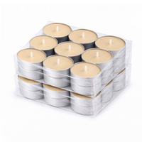 TEELICHT mit Duft - Zauberblume - 36er Pack - Dunkelgelb, Naturmaterialien (4/1.5/4cm) - HS Candle