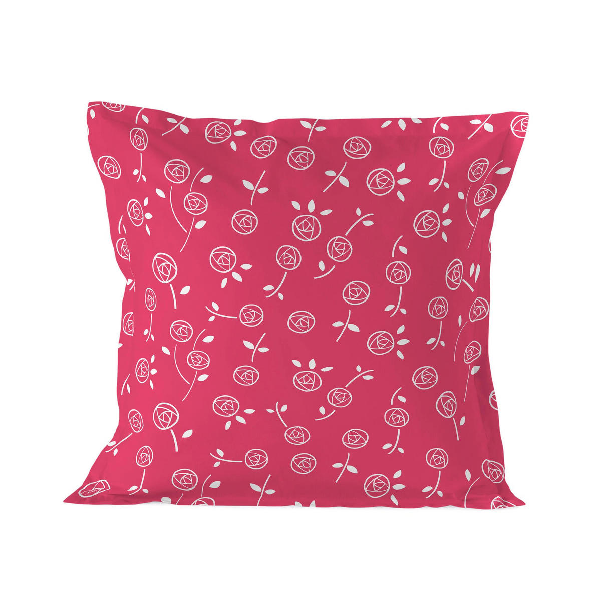 KISSENBEZUG magic rose 80x80 cm mehrfarbig - Multicolor, Textil (80/80cm) - Happy Friday