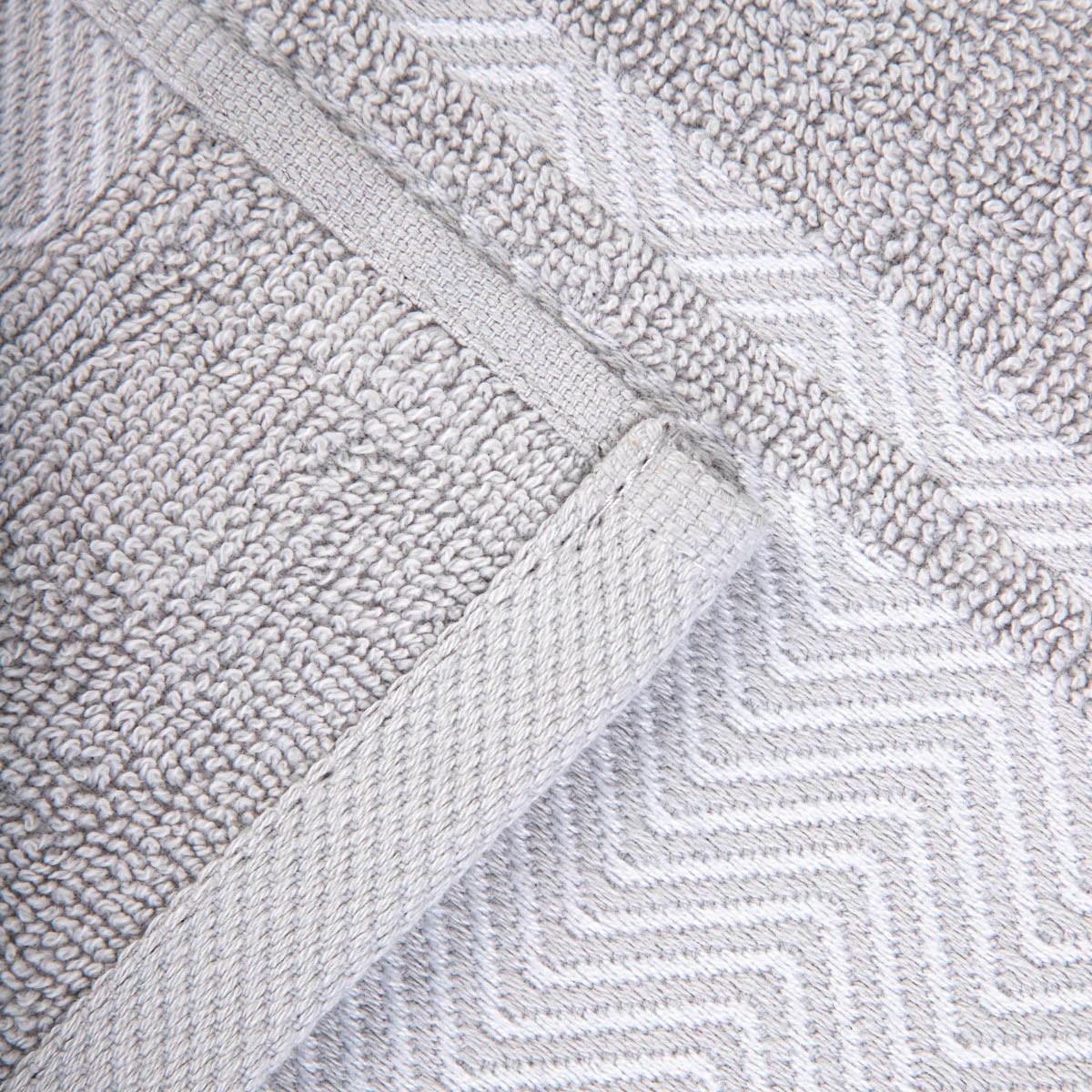 BADETUCH Maiara grau 50/90 cm - Grau, Textil (50/90cm) - Homla