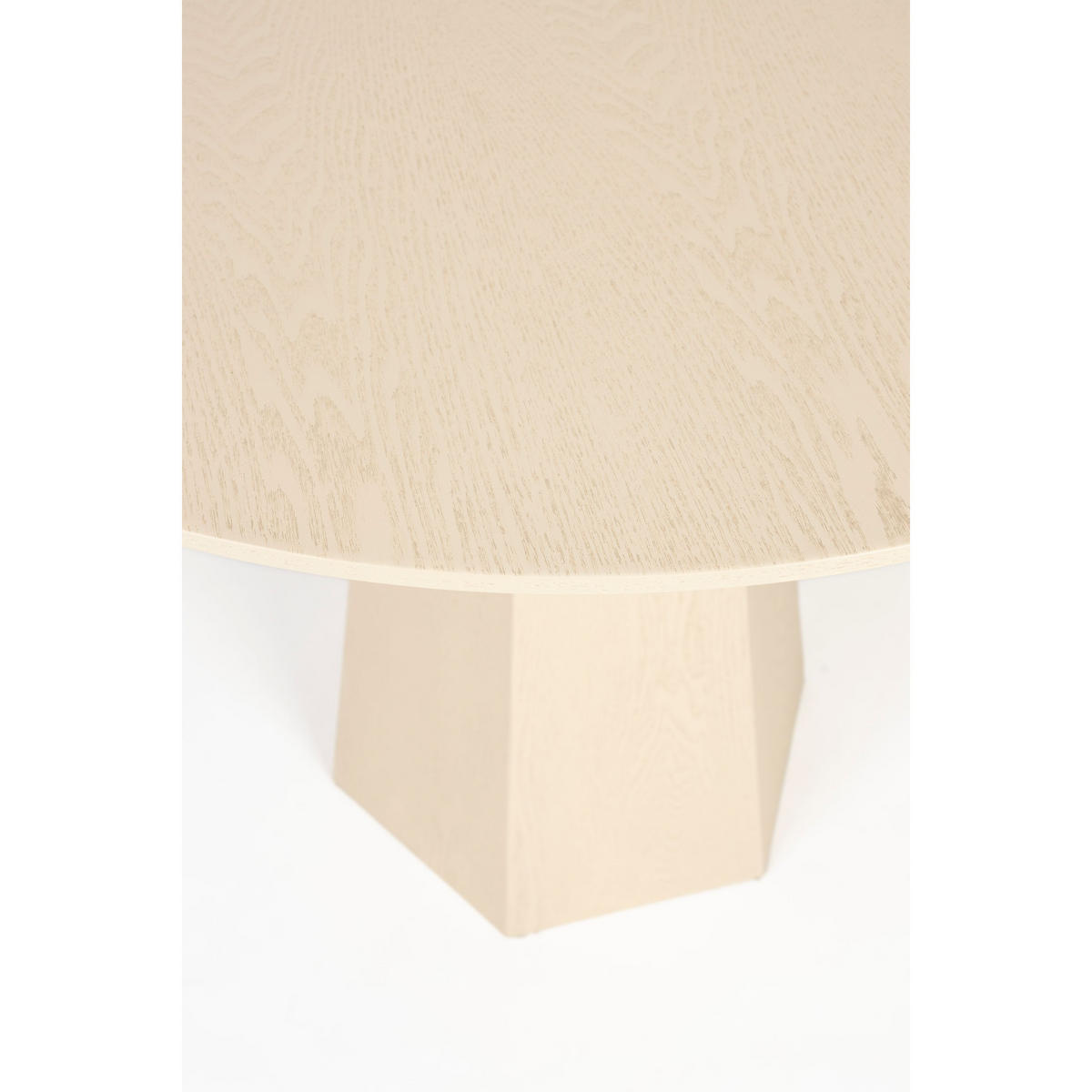 ESSTISCH Pilar Rund 100 cm Beige - Beige, Holzwerkstoff (100/100/76cm) - Zuiver