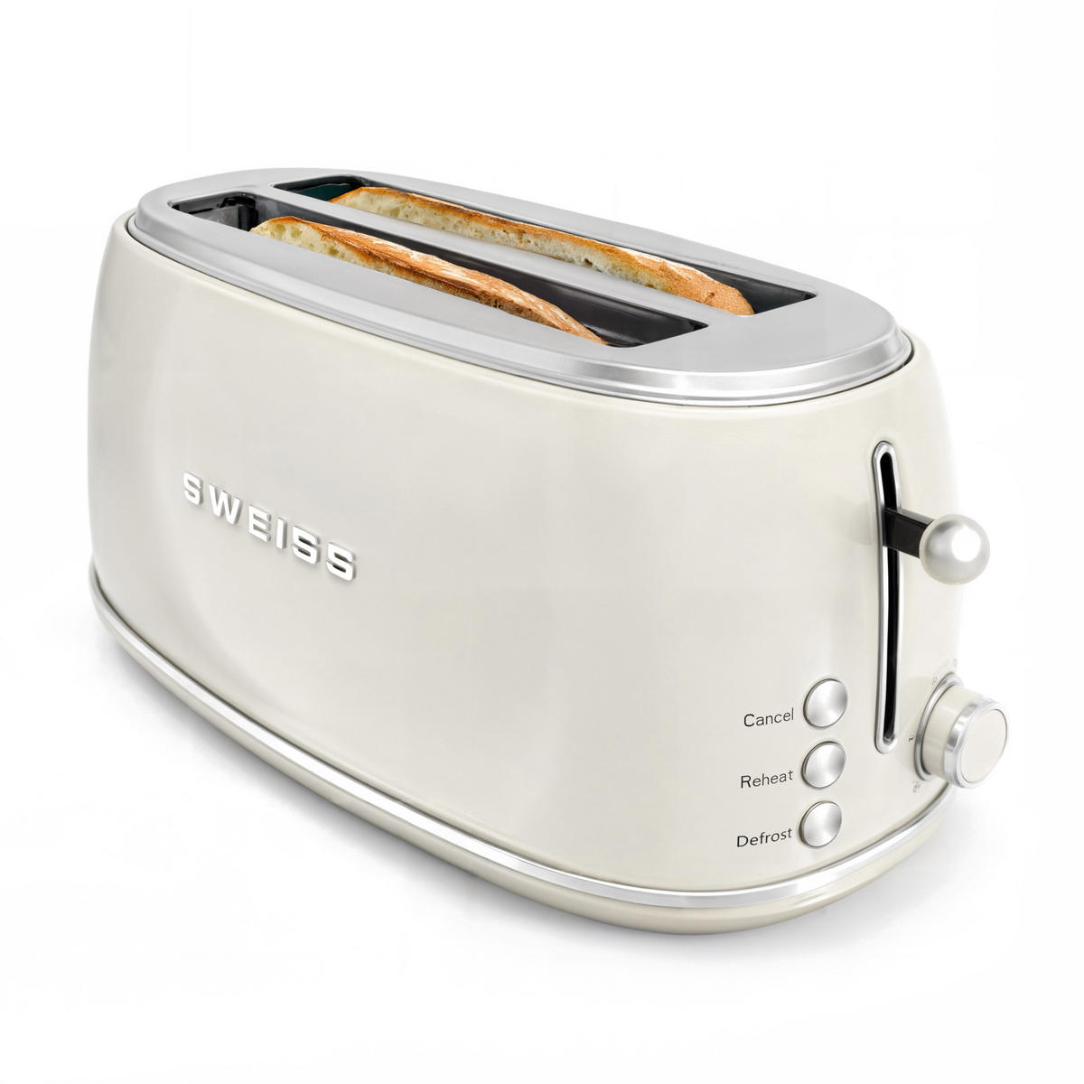 TOASTER GRV8 Beige, Vintage - Beige, Metall (41/18.2/20cm) - SWEISS