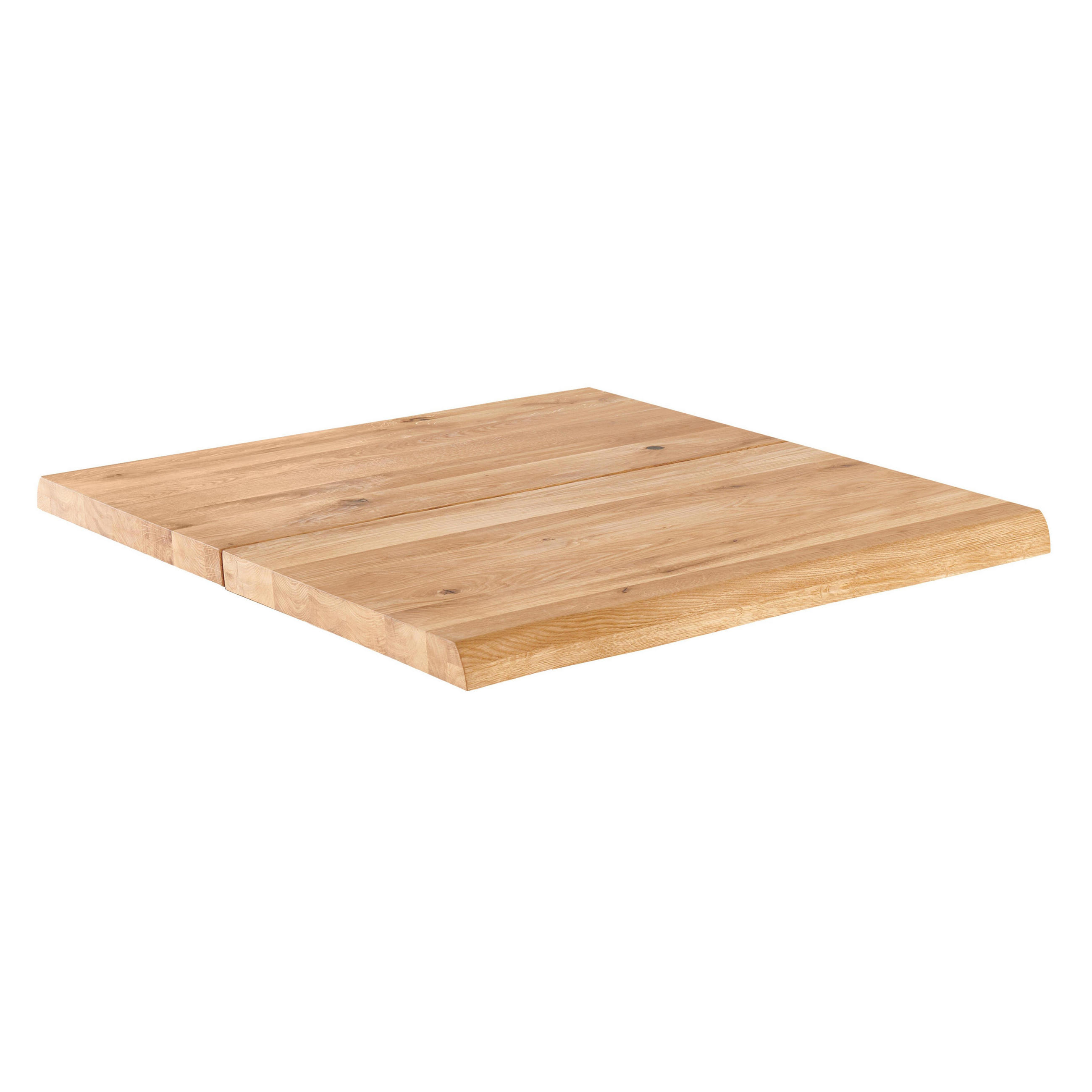TISCHPLATTE 70 x 70 cm, Eiche - Braun, Holzwerkstoff (70/2/70cm) - Oviala