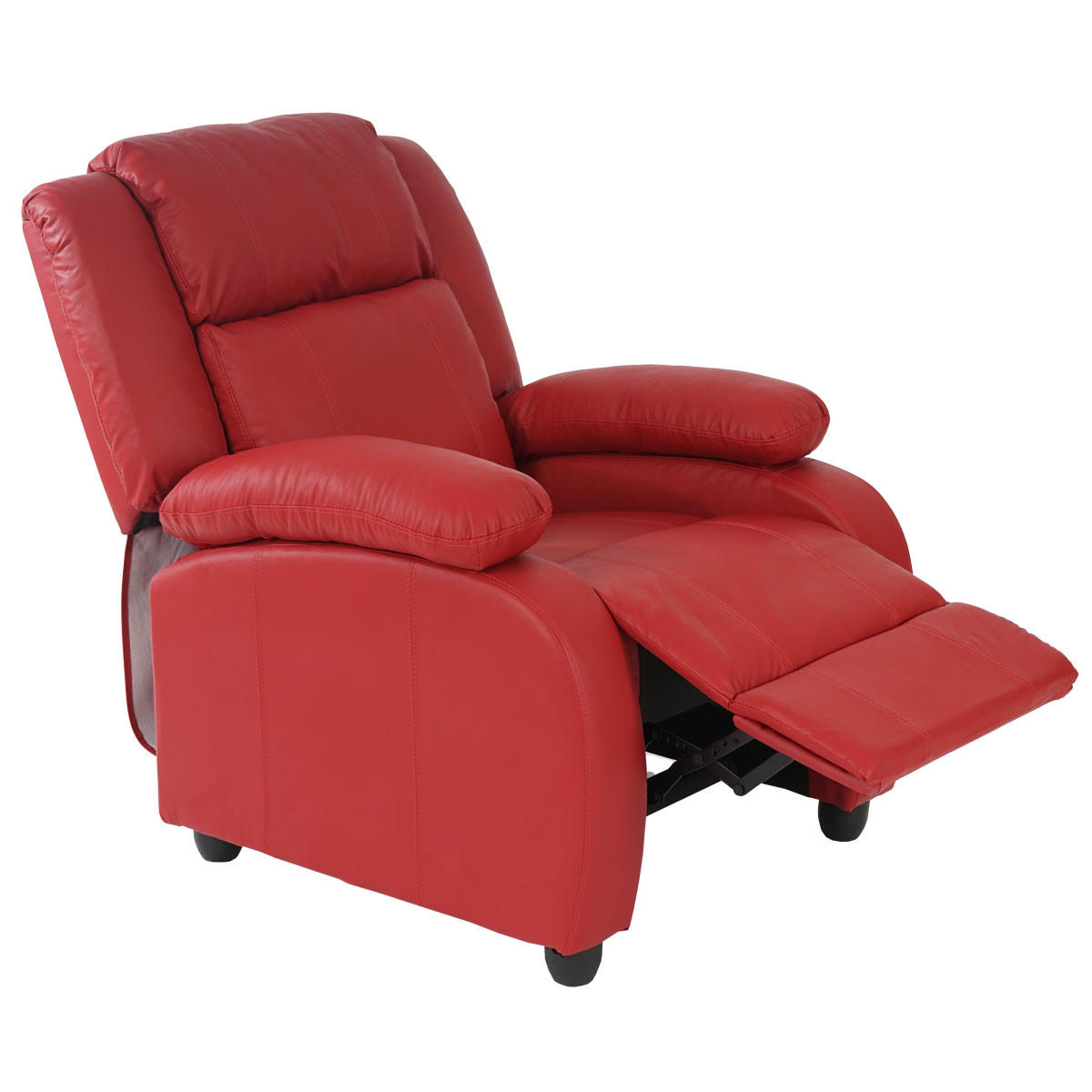 RELAXSESSEL Rot - Rot, Textil (84/102/93cm) - MCW