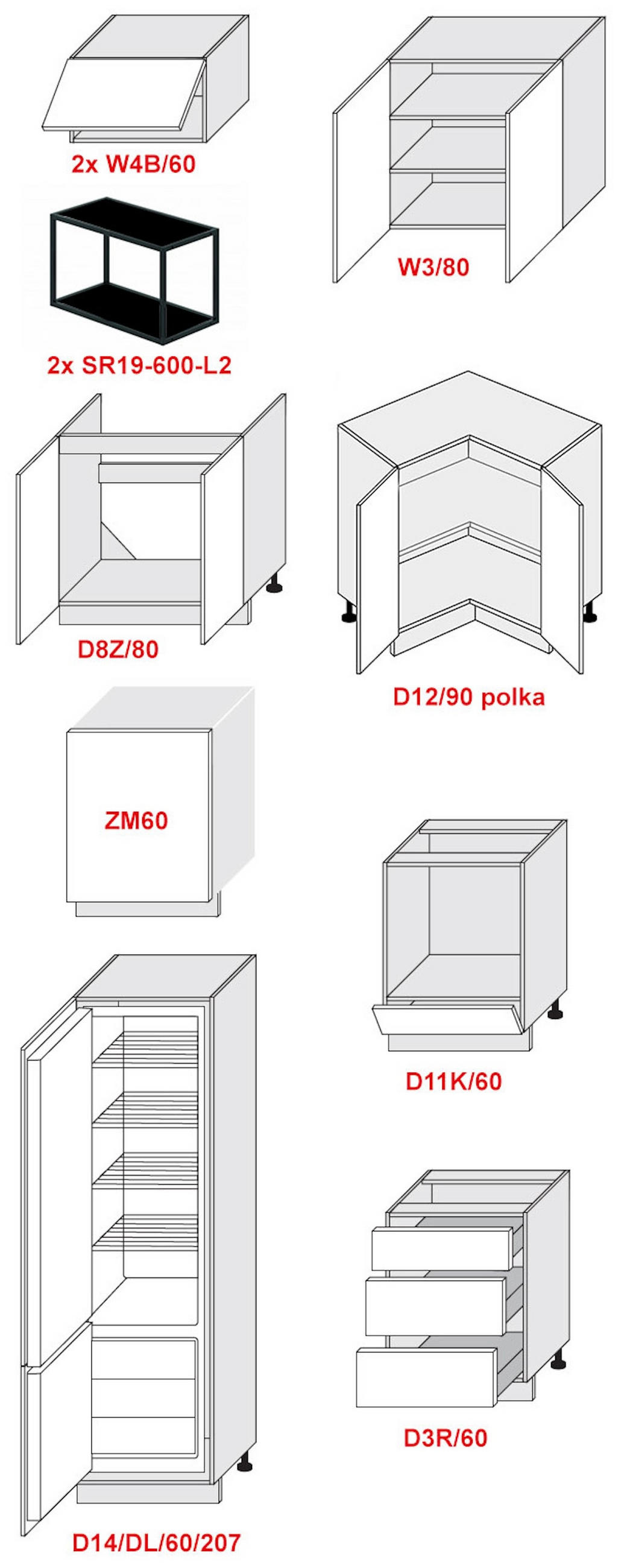 WINKELKÜCHE Essen lava matt / schwarz Hochglanz & Matt ; Arbeitsplatte Eiche Sonoma 290 / 210 / 207cm 11-teilig - Schwarz Hochglanz/Braun, Holzwerkstoff/Metall (290/207/214cm) - Feldmann-Wohnen