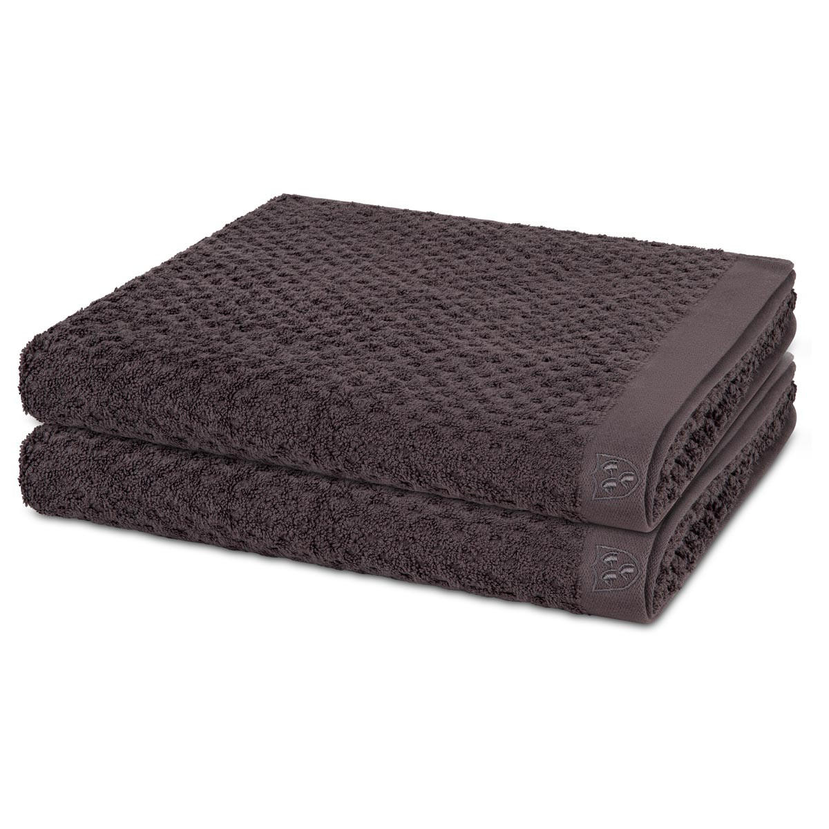 DUSCHTUCH Harmony 2er-Set - Dunkelgrau, Textil (70/140cm) - Ross