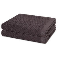 DUSCHTUCH Harmony 2er-Set - Dunkelgrau, Textil (70/140cm) - Ross