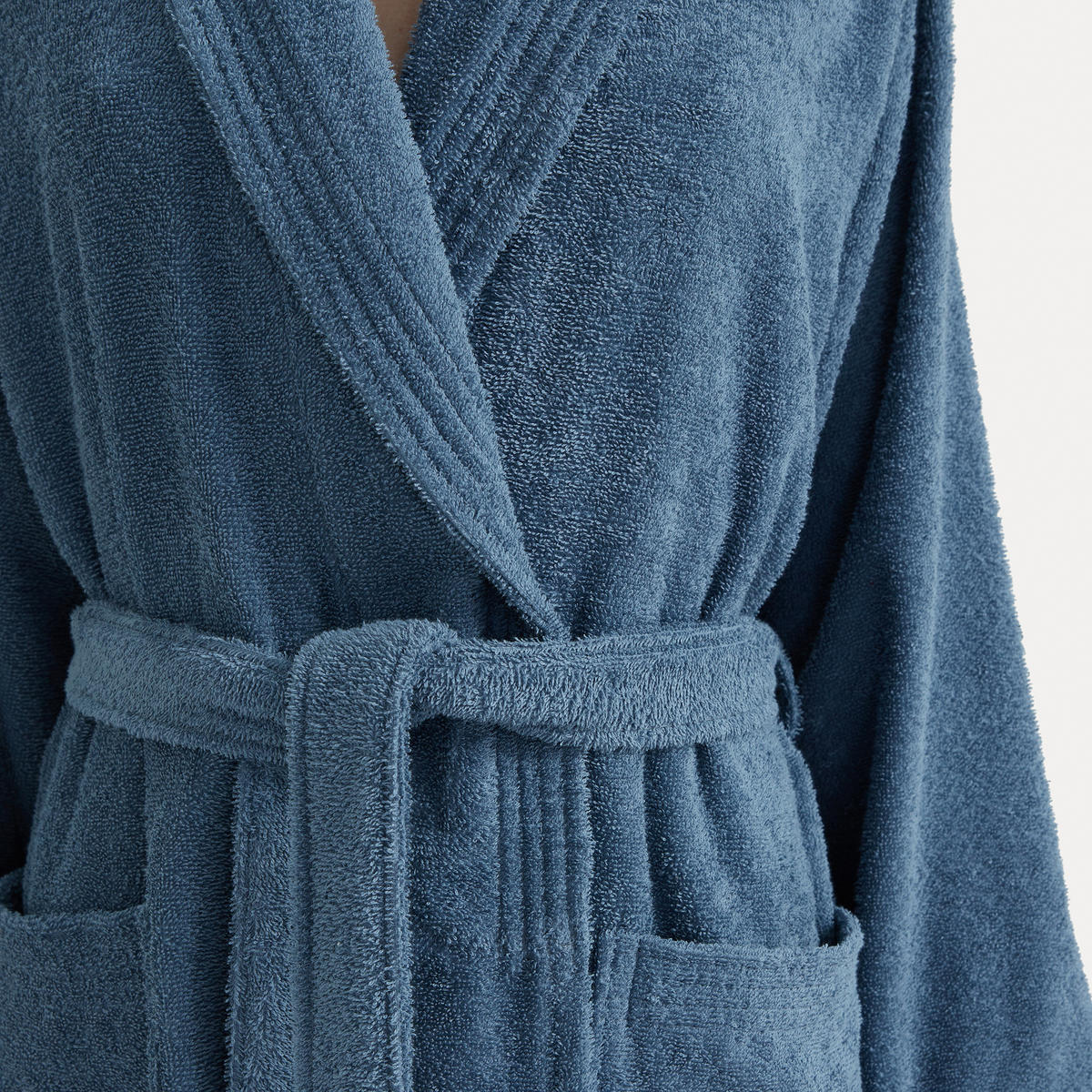 SCHALKRAGENMANTEL HOMEWEAR - Blau, Textil (XSnull) - MÖVE