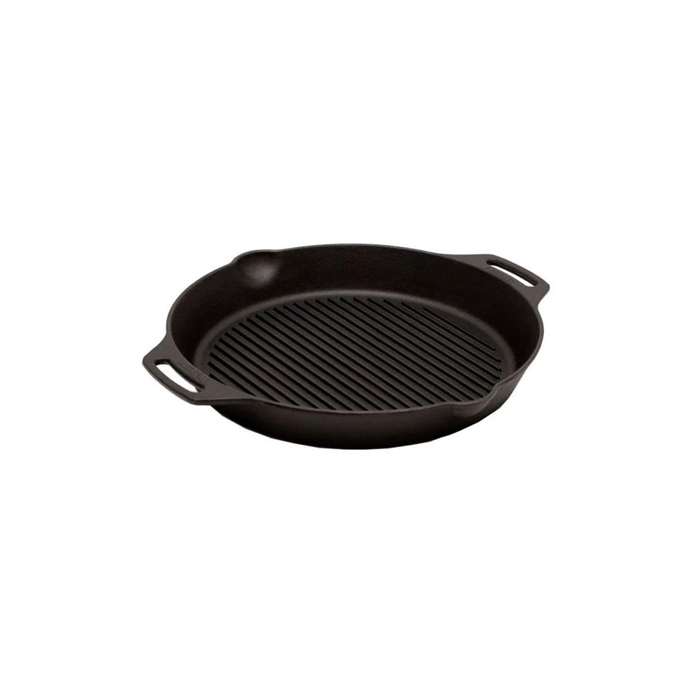 GRILLPFANNE Schwarz 30/30/4.5 cm GP35HT - Schwarz, Metall (30cm) - PETROMAX 