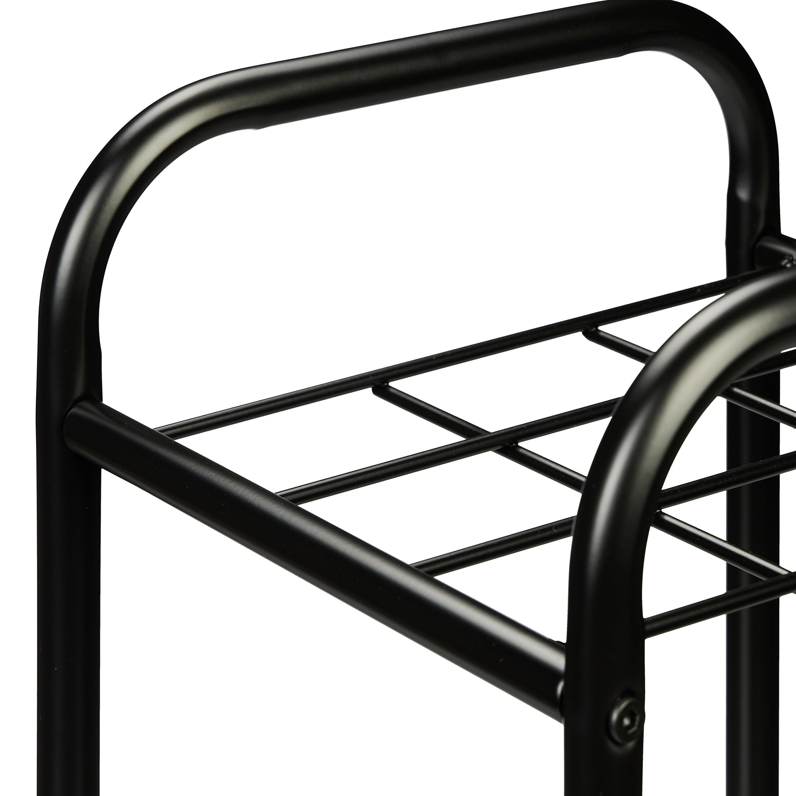 VidaXL Schirmständer Aus Stahl – Modernes Design Mit Abtropfschale, 18x48,5 Cm, Schwarz Pulverbeschichtet