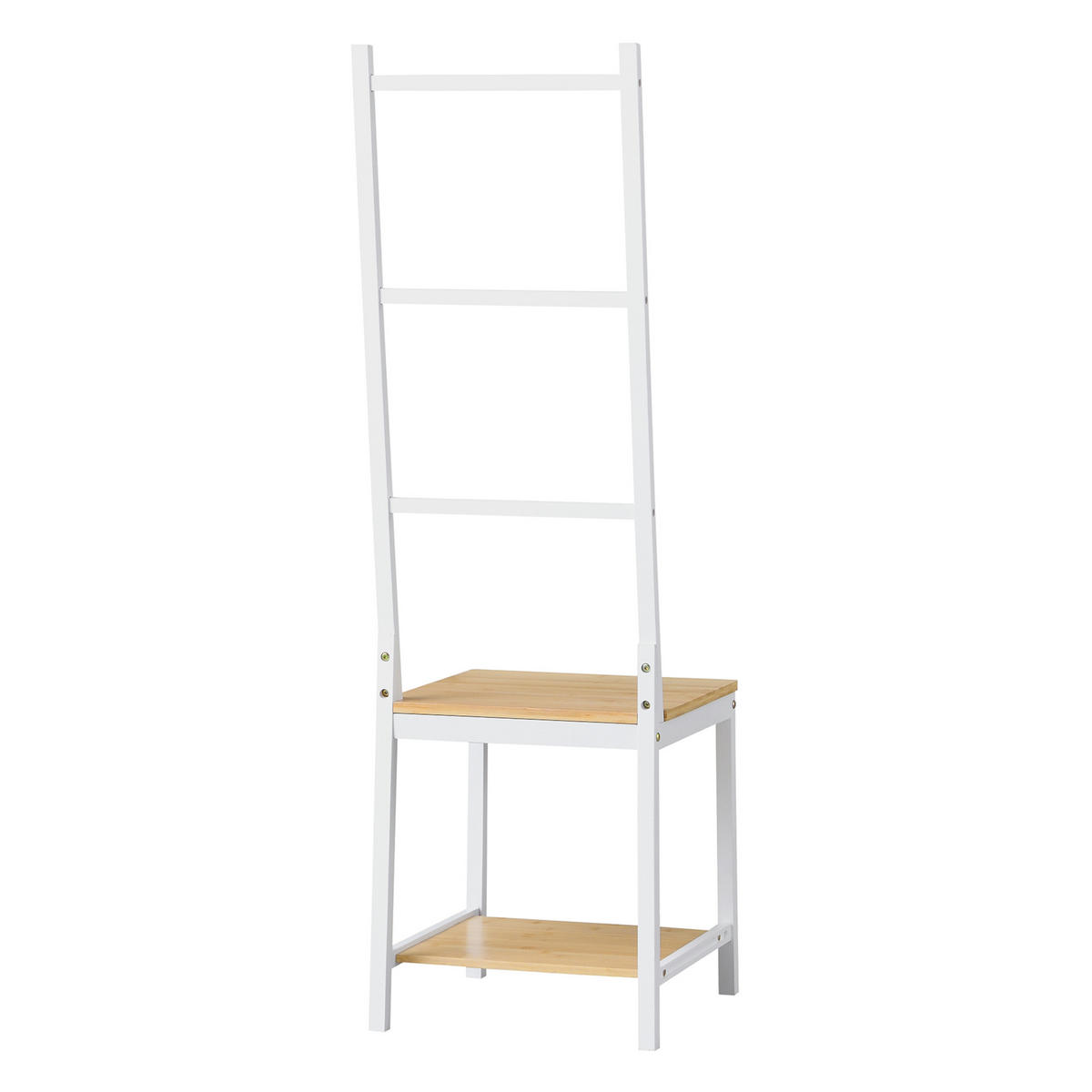 HERRENDIENER Juuka - Naturfarben/Weiß, Holz (40/133/42cm) - [en.casa]