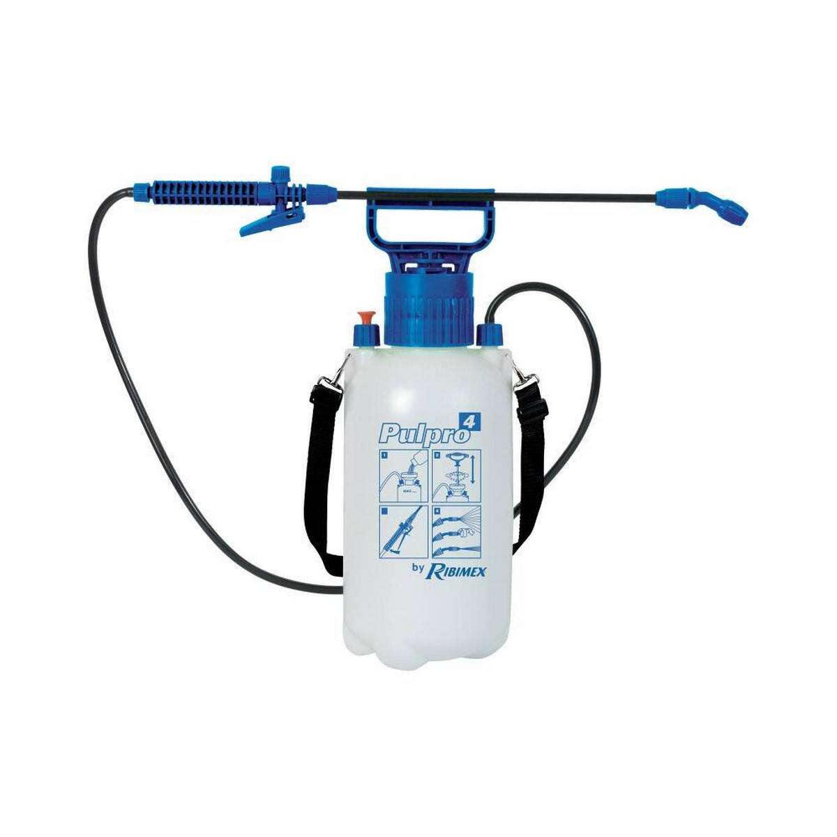 HANDSPRÜHER Pulpro Ribimex - Blau, Kunststoff (14/43/14cm)
