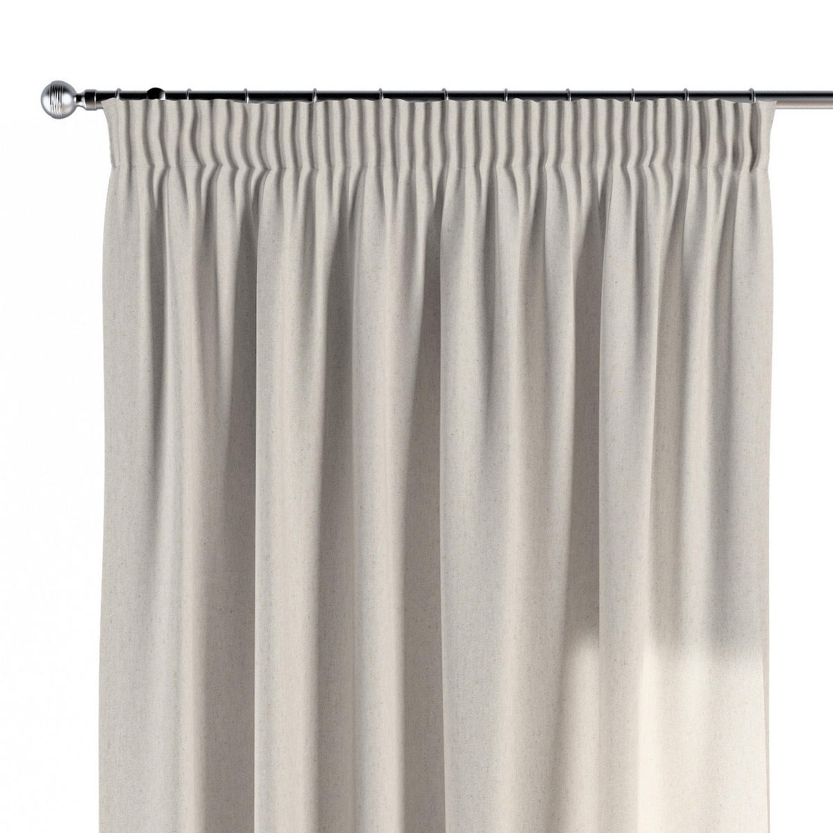 VORHANG Loneta grau und beige, 130x245 cm - Grau, Textil (130/245cm) - Dekoria