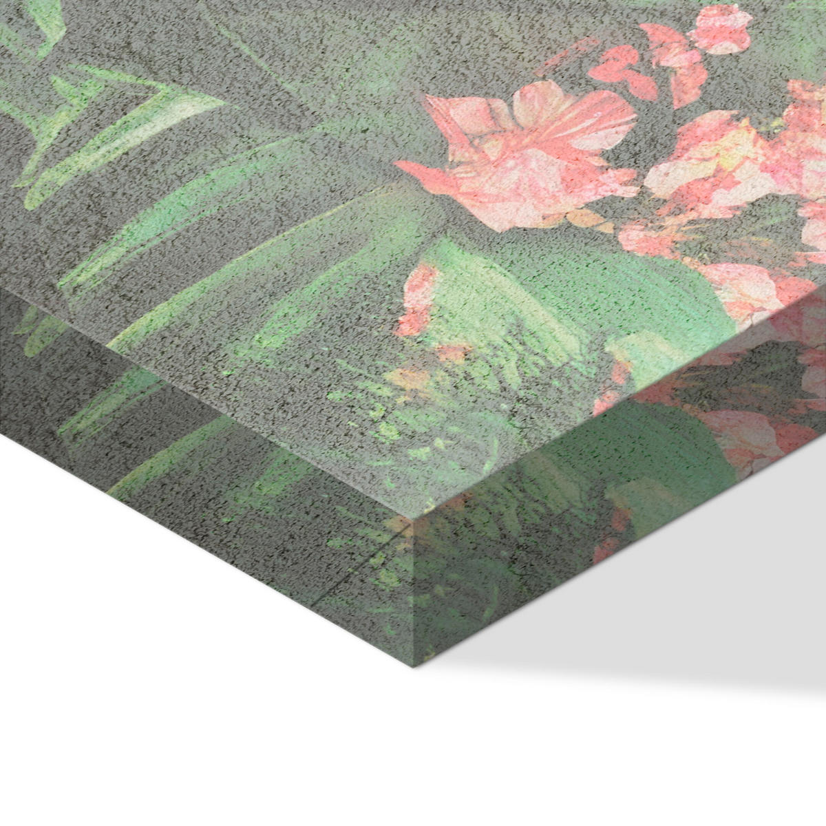 LEINWANDBILD Dschungel 3-tlg. 90x60 cm - Multicolor, Holz (90/60cm) - LUMASOUL