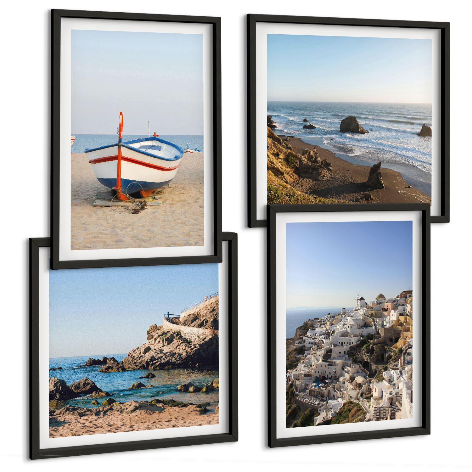 Tulup Bilder Schwarz 50x50 cm