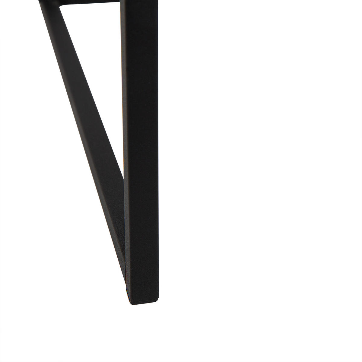 BEISTELLTISCH 2er-Set Quadratisch Holz, Schwarz Denny - Dunkelbraun, Holzwerkstoff (35/35/42cm) - Beliani