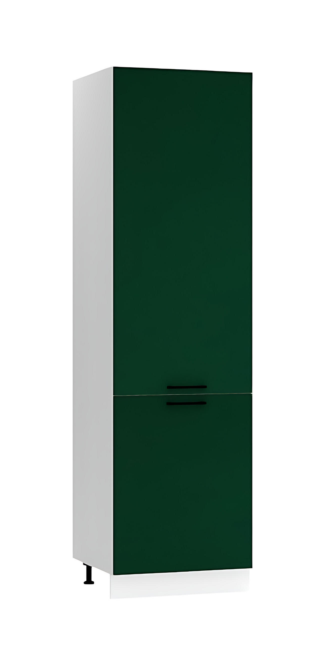 HOCHSCHRANK D60SŁ P/L – Morvex – Hochwertiges Design Konzept – Dunkelgrün - Grün, Holzwerkstoff/Metall (60/213.3/56cm) - ROYAL24_MARKT